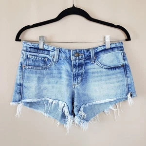 Lucky Brand Shorts Größe 0/25 abgeschnitten Denim Daisy Dukes ausgefranst Cowgirl Boho Booty - Bild 1 von 9