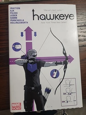 Hawkeye Volumen 1 (Fracción, Aja) Primera Impresión 2013 HC DJ Marvel Novela Gráfica Foto 1 de 4