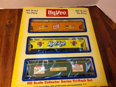 HyVee Escala HO Coleccionista Serie Tri-Pack Tren Set Kool-Aid, Oscar Mayer,  Foto 1 de 4