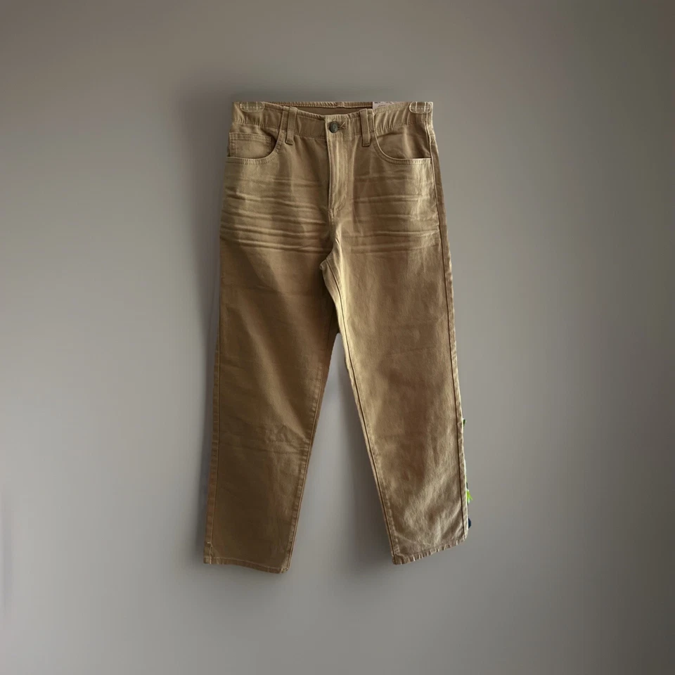 Sonoma Goods For Life Flexwear Twill Pants Boys Size 18 Beige Straight Comfort