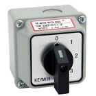 20A 5 Position Rotary Changeover Switch with Box 660V 8 Terminals Universal S