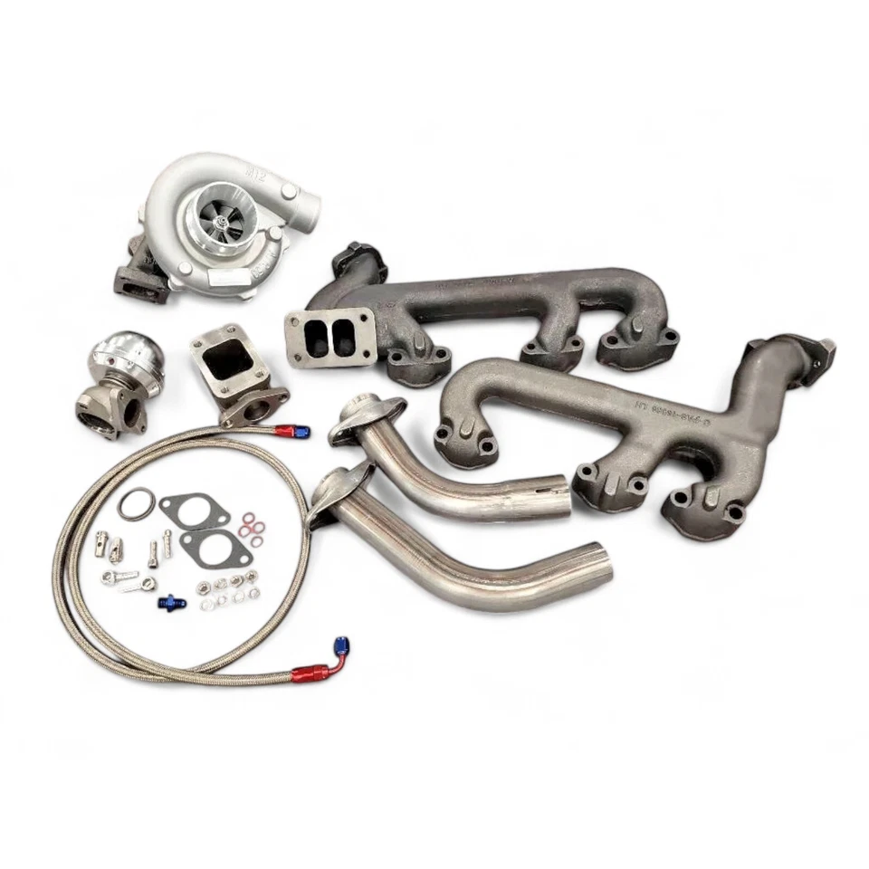 Kit Turbo 4.3L Hot Parts T3 Cast 4.3 PARA Chevy GMC Turbocompresor V6 Wastegate NUEVO Foto 1 de 1