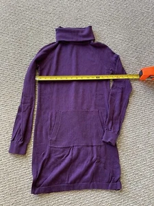 Lululemon Ivivva Purple Tunic Sweater Girls Large 10 Turtleneck - Picture 1 of 7