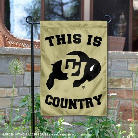 Colorado CU Buffaloes This is Buffs Country Garden Flag and Yard Banner Cover