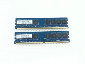 2GB (2 x 1GB) - Dell Inspiton 531 PC2-5300U DDR2 PC Memory - NT1GT64U8HB0BY-3C - Picture 1 of 7
