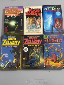 Roger Zelazny Vintage Science Fiction Sci-Fi Paperback Book Lot of 6 🔥 - Picture 1 of 13