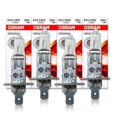 Faros halógenos Osram ORIGINAL OEM H1 64150 12V 55W PUNTO niebla baja paquete de 4 Foto 1 de 4