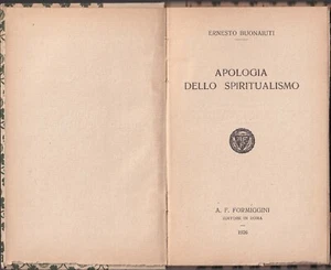 Buonaiuti - Apologia dello Spiritualismo - Formiggini  Roma 1926   - Picture 1 of 2