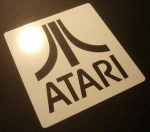 Atari cut vinyl sticker - White - (Console Game MAME retropi emulator retro) - Picture 1 of 4