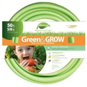 Element Green & Grow, 50 Fuß x 5/8 Zoll Bleifreier trinkfester Wasserschlauch ELGG58050 - Bild 1 von 1
