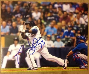 Rickie Weeks handsigniertes 8x10 Foto Milwaukee Brewers - Bild 1 von 2