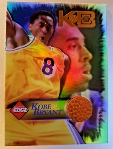 1998 Collector's Edge Game Ball Kobe Bryant KB8 yellow jersey - Picture 1 of 4