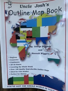 Homes school geography Uncle Josh's Outline Map Book Covering the whole world - Picture 1 of 1
