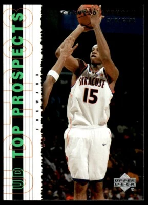 2003-04 UD Top Prospects Carmelo Anthony Rookie Syracuse Orangemen #5 - Image 1 of 2