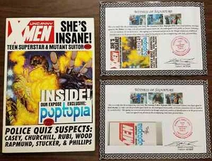 The Uncanny X-Men Poptopia TPB SIGNED by Mark Morales Art Thibert Notarized WOS - Picture 1 of 12