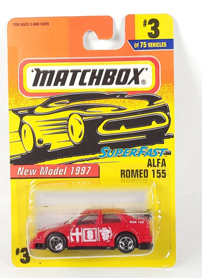 Matchbox Alfa Romeo 155 red #3 - Image 1 of 1