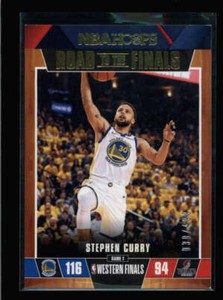 STEPHEN CURRY 2019/20 PANINI HOOPS #67 ROAD TO THE FINALS #038/499 AZ2301