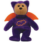 TY Halloweenie Beanie Baby - EEKS the Bear (5 inch) - MWMTs Halloween Toy