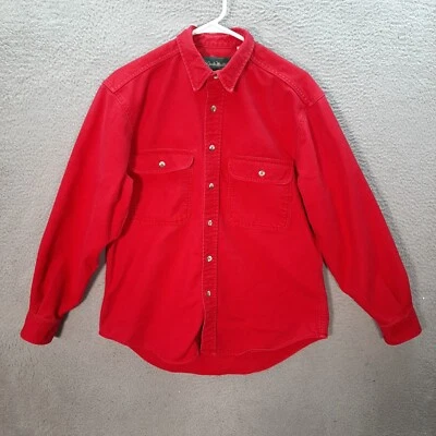 Vintage Gander Mountain Shirt Adult Medium Red Duck Canvas Workwear Barn Chore - Image 1 of 4