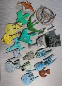 Star Trek Galoob Micro Machines  Lot Enterprise Klingon Federation Ship Ferengi - Picture 1 of 21