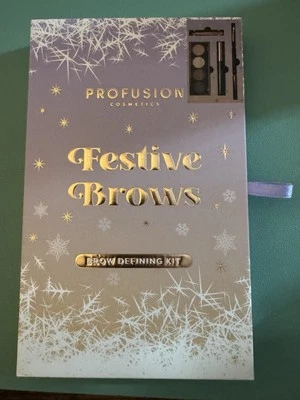 Profusion Cosmetics Festive Brows Brow Defining Kit - Brow Primer, Powder, Gel - Image 1 of 3