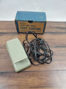 Controlador de velocidad pedal máquina de coser Kenmore Sears 6812 de colección con caja rara - Imagen 1 de 7
