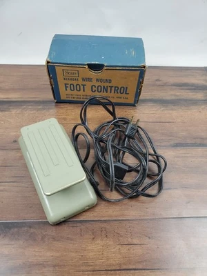 Vtg Kenmore Sears 6812 Sewing Machine Foot Pedal Speed Controller w/ Rare Box - Image 1 of 4
