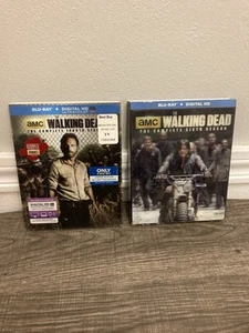Walking Dead Season 4&6 Blu Ray Lenticular Slipcovers Lot - Picture 1 of 2