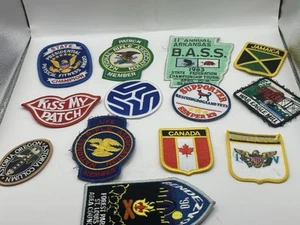 OLD 13 PCS COLLECTIBLE PATCH LOT VINTAGE See Pics. - Picture 1 of 7