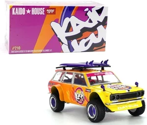 Kaido House x Mini GT 1:64 Datsun KAIDO 510 Wagon 4x4 Kaido ISLANDS V1 KHMG210 - Imagen 1 de 4