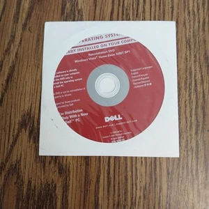 Dell Operating System 2008 Reinstallation DVD Windows Vista Home Basic 32Bit SP1 - Picture 1 of 2