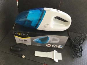INGENIOUS Car Vac With USB & 12V Adaptors - Detachable Crevice Tool - Great Gift - Picture 1 of 6