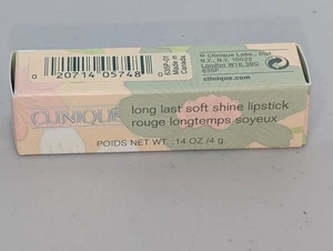 Clinique Long Last Soft Shine Lipstick Honey Gloss 01 Rare - Picture 1 of 6