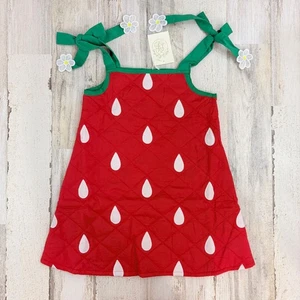 The Beaufort Bonnet Company Halloween Costume Strawberry Dress Girls Sz 4 to 6 - Picture 1 of 11