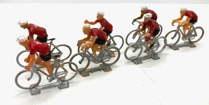 44353 COFALU / PLASTIQUE / TOUR DE FRANCE /LOT 7 CYCLISTES EQUIPE DE SUISSE 1/32 - Picture 1 of 2