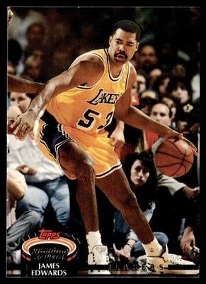 1992-93 Stadium Club James Edwards Los Angeles Lakers #227 - Image 1 of 2