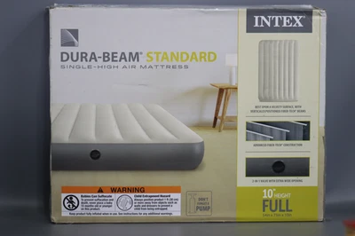 Cama de aire inflable de una sola altura Intex Dura-Beam serie estándar -- completa Foto 1 de 4