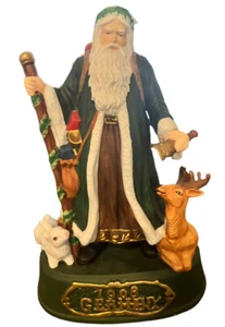 Grandeur Noel Santa del Mundo 1908 Alemania porcelana pintada a mano con caja - Imagen 1 de 6