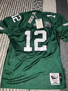 100% Authentic Randall Cunningham Mitchell & Ness 1992 Eagles Jersey 52 2XL - Picture 1 of 7