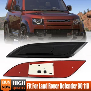 For Land Rover Defender 2020~2023 Engine Hood Air Outlet Vent Trims Gloss Black - Bild 1 von 14