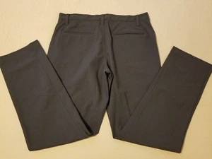 Banana Republic Dress Pants 31x30 Slim Black Slack Khaki Trouser Stretch 32x30 - Picture 1 of 7