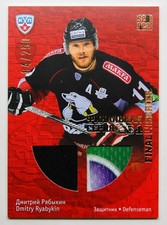 2013-14 KHL Final Series Jersey #FSJ-013 Dmitry Ryabykin 084/250