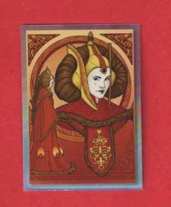 2023 Topps Star Wars Chrome Galaxy Women of Star Wars Insert Q. Amidala WSW-8 - Bild 1 von 2