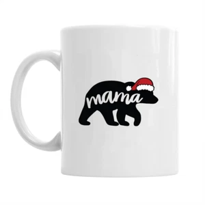 Mama Christmas bear funny gift Christmas mug/xmas mug/Secret Santa - Picture 1 of 1