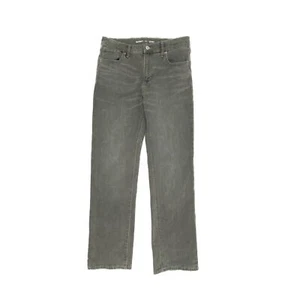 Old Navy Straight Adjustable Waist Boys size 14 Plus Gray Denim Jeans - Picture 1 of 4