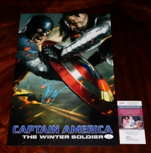 SEBASTIAN STAN "BUCKY BARNES" SIGNED THE WINTER SOLDIER 12X18 POSTER JSA COA!!! - Picture 1 of 1