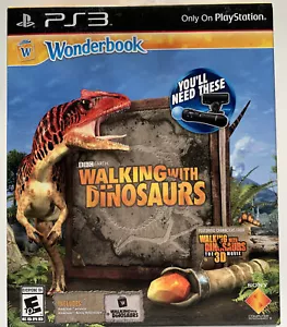 Sony PS3 Wonderbook Walking With Dinosauriers, 2013 BBC Earth, brandneu OOP selten - Bild 1 von 4