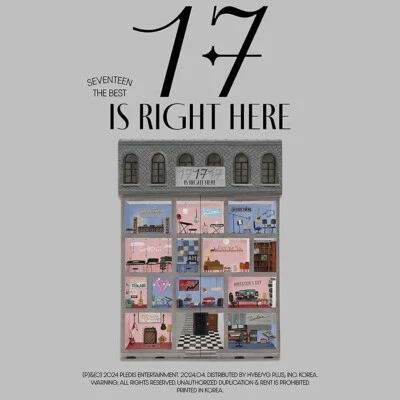 SEVENTEEN [17 IS RIGHT HERE] The Best Album HEAR/2 CD+4 Book+Poster+15 Card+GIFT - Image 1 of 4