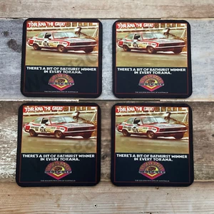 Holden Torana XU1 Brock Bathurst Winner Set Of 4 Neoprene Coasters Man Cave - Picture 1 of 2