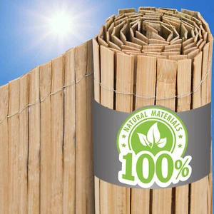 90x600 Bambus Sichtschutz Zaun Balkon Sonnenschutz Sichtschutzmatte Gartenzaun - Bild 1 von 7